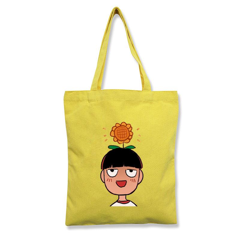 Аниме Моб Психо 100 Холщовая сумка-тоут no zipper