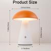 Touch-Activated Mushroom Lamp 3 Color USB Rechargeable Touch Desk Light Extended Illumination Dimmable Dimmable Light Bedroom