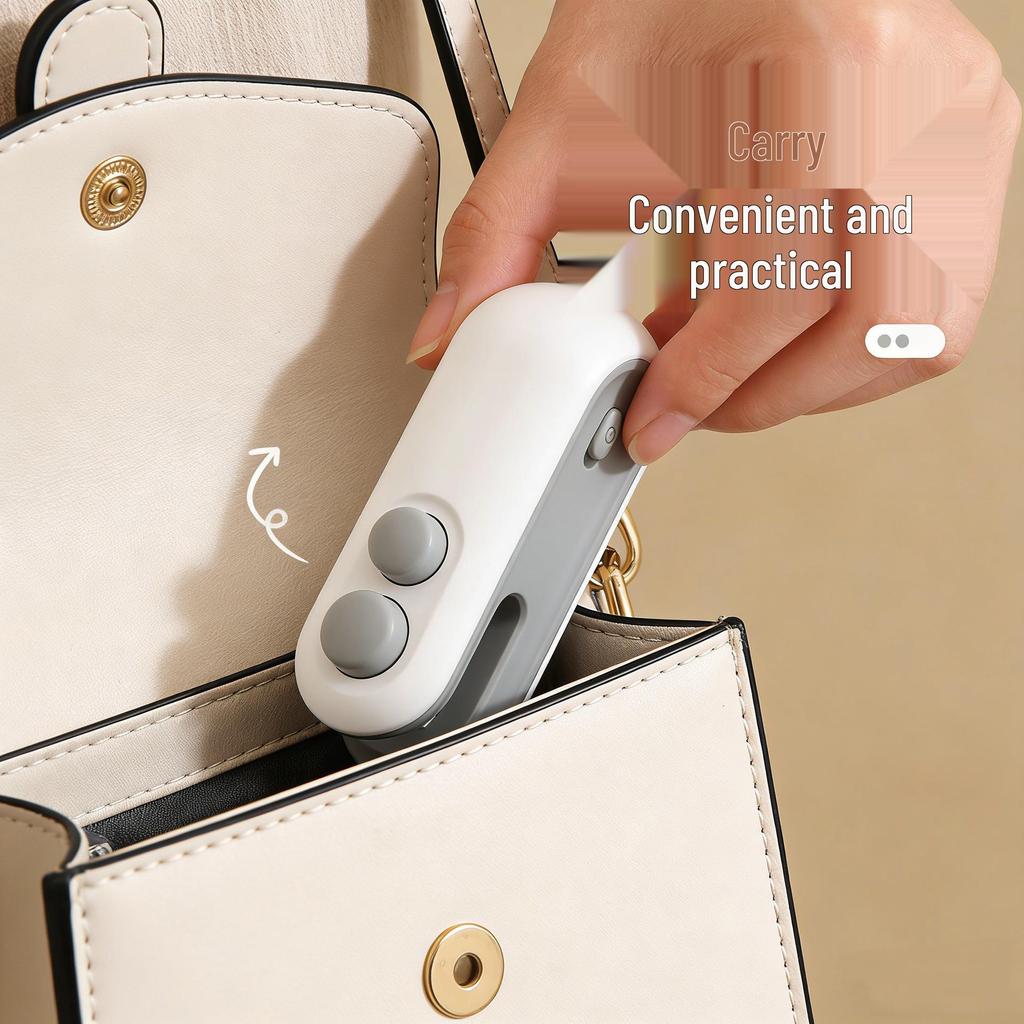 Portable Hand-Press Mini Vacuum Sealer for Food and Snack Bags