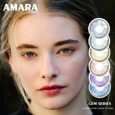GEM SERIES 1 pora akių kosmetikos švelnios spalvos kontaktiniai lęšiai makiažo kontaktiniai lęšiai