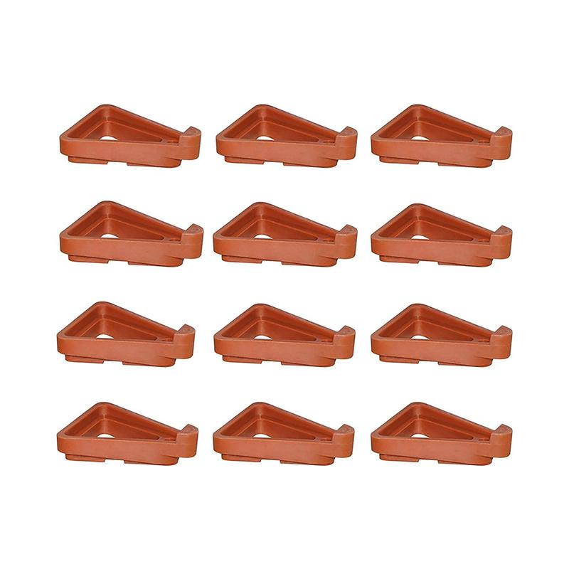 12Pcs Gardening Flower Pot Foot Pad PP Ventilation Plant Pot Heighten Base