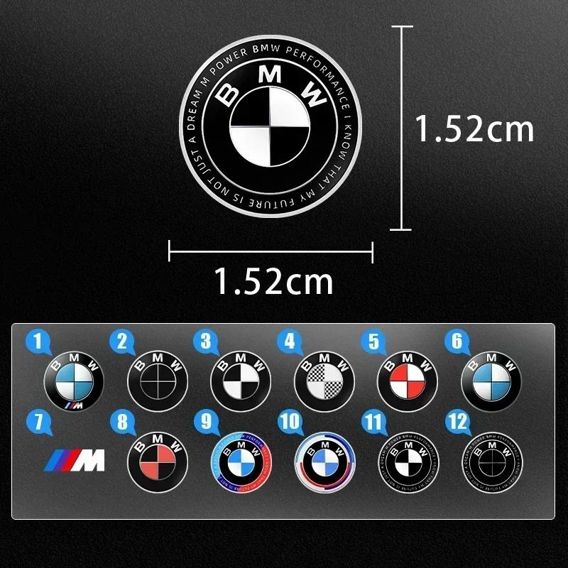 QHIT7 Hots 2025 E60 E93 2025 For BMW M X3 X5 X6 Car Interior Sticker Central control Decals Emblem Badge Accessories For BMW M M1