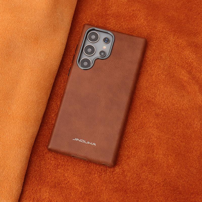 

Подходит для чехла для мобильного телефона Samsung S24ultra Кожаный Высококлассный S23FE Магнитная адсорбция Полная упаковка S24plus Кожаный чехол для бизнеса для мужчин Samsung Galaxy S25 Ultra