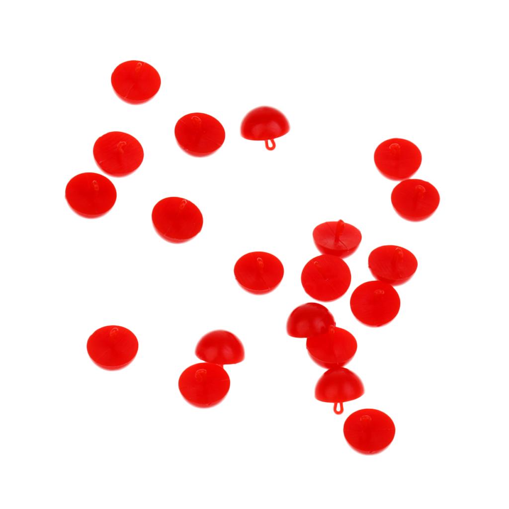 20pcs Round Tackle Beads Boilie Barbel Rod Fishing Tackle Terminals Rig