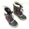 Canada Snow Boots 24.0 Brown Polka Dot Waterproof Inner Liner