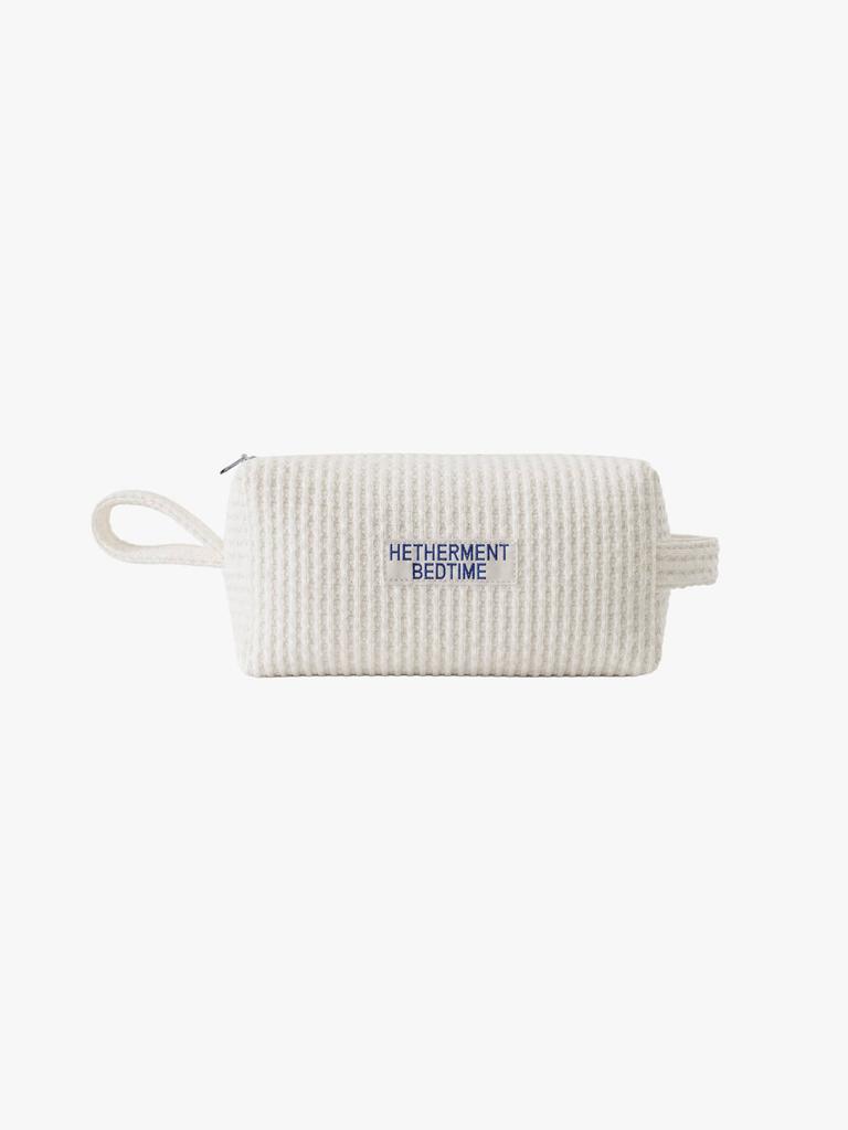 Hetherment Waffle Mini Pouch (Cream)