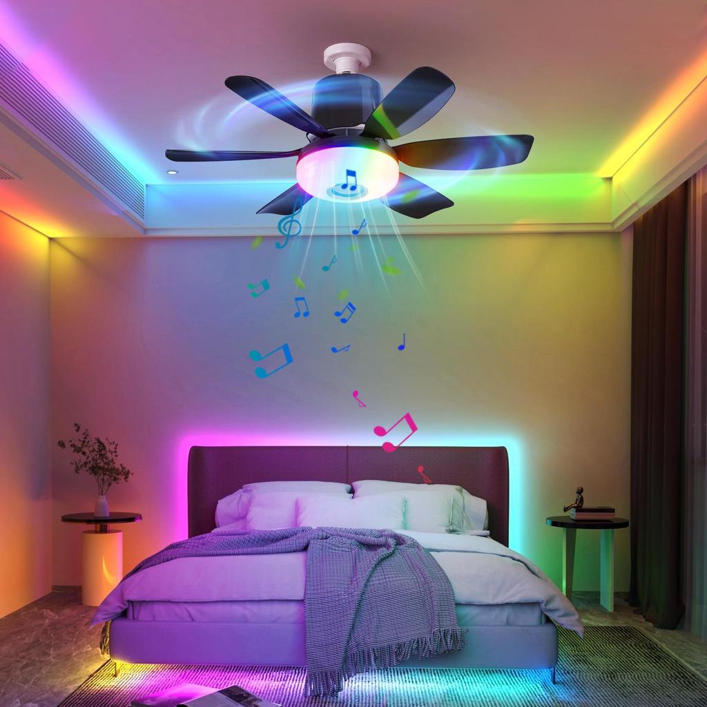 2025 Modern Minimalist Ceiling Fan Light: Integrated Fan and Chandelier for Bedroom