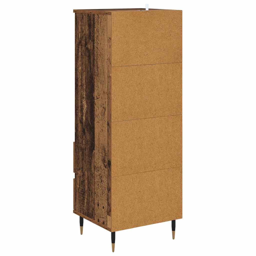 Highboard with Drawers Reclaimed Wood Look 40 x 36 x 110 cm Engineered Wood