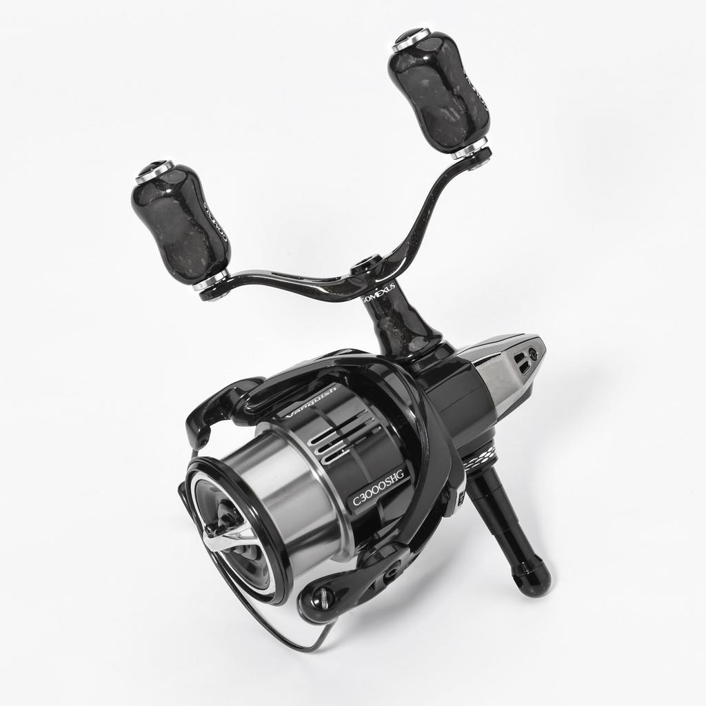 Gomexus FY82 Shimano Stella Nasky Twin Power Spinning Reel 82mm Replacement Double Handle Light Game Forged Carbon Ultra Lightweight Winding Comfort