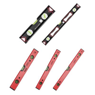 Högprecisions Aluminiumvattenpass Mätinstrument Antidropp Stark Magnetisk Vattenpass Balanserare Linjal Mätverktyg