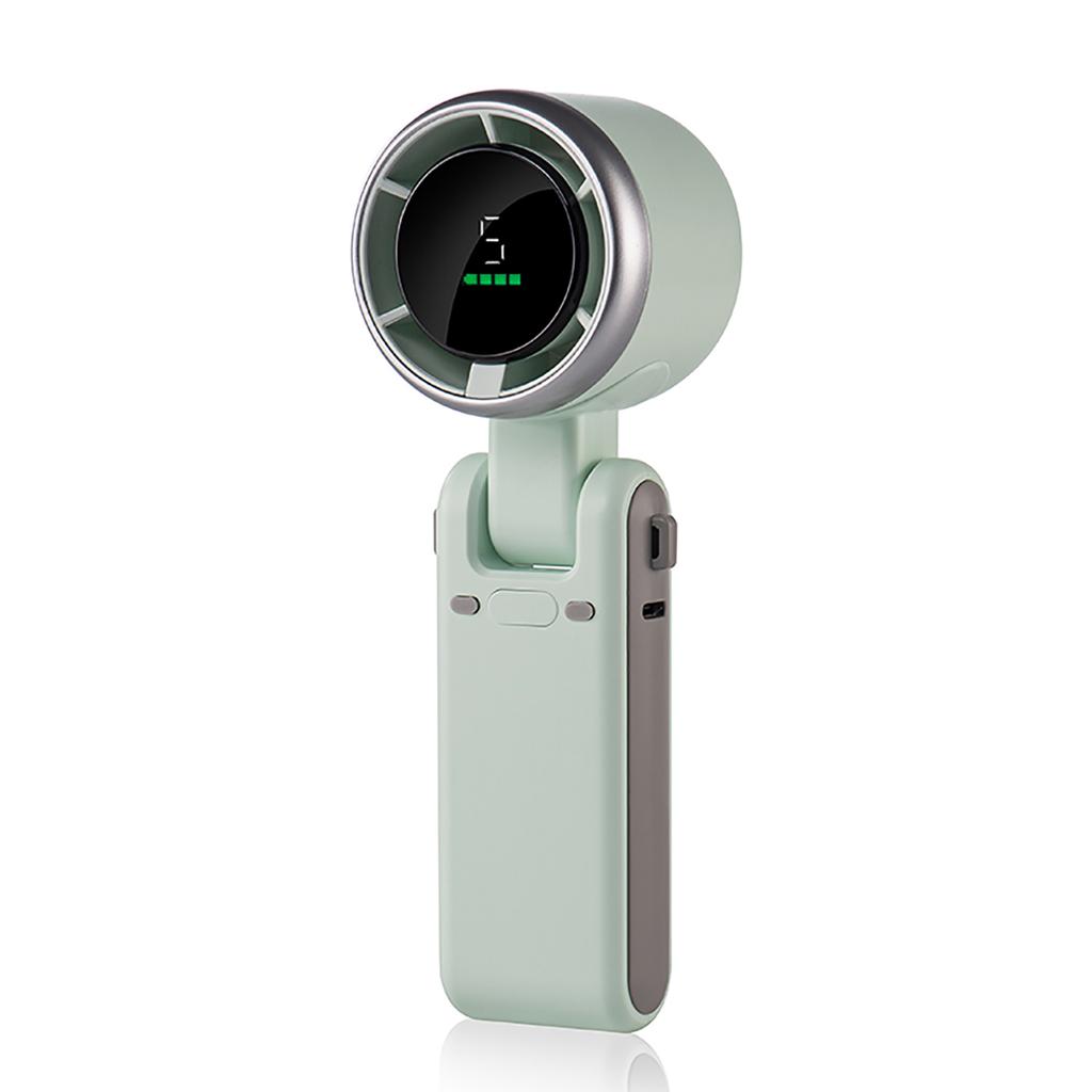 Battery Operated Mini Pocket Fan Handheld Turbos Fan Extended Battery 3600mAh Convenient for Travel/Outdoor