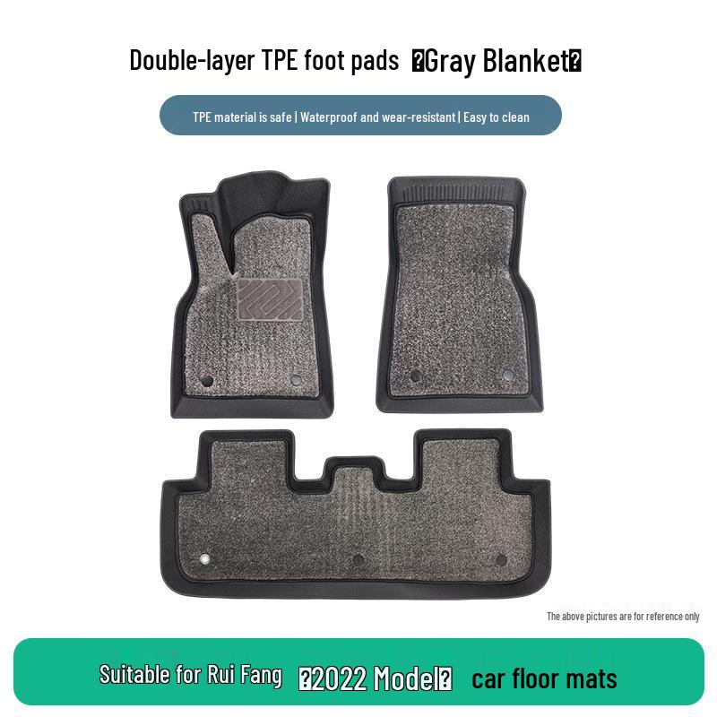 2022 Toyota RAV4 TPE Anti-Slip Three-Piece Floor Mat Set