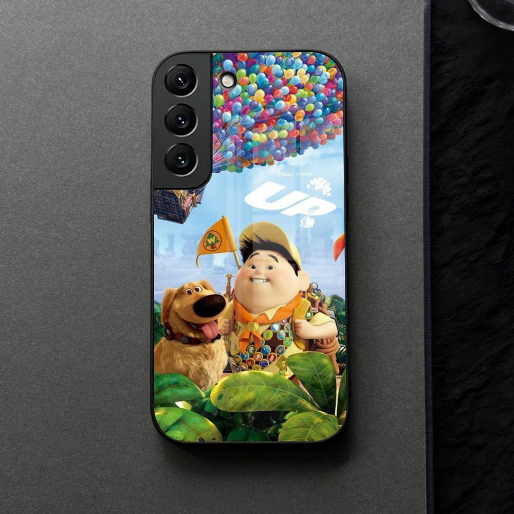 

Disney-UP Animatio Phone Case Glass For Samsung Galaxy S21 S26 S25 S22 S20 S24 S23 Ultra Fe Plus A16 A34 A54 A24 Coque Galaxy S26 Plus