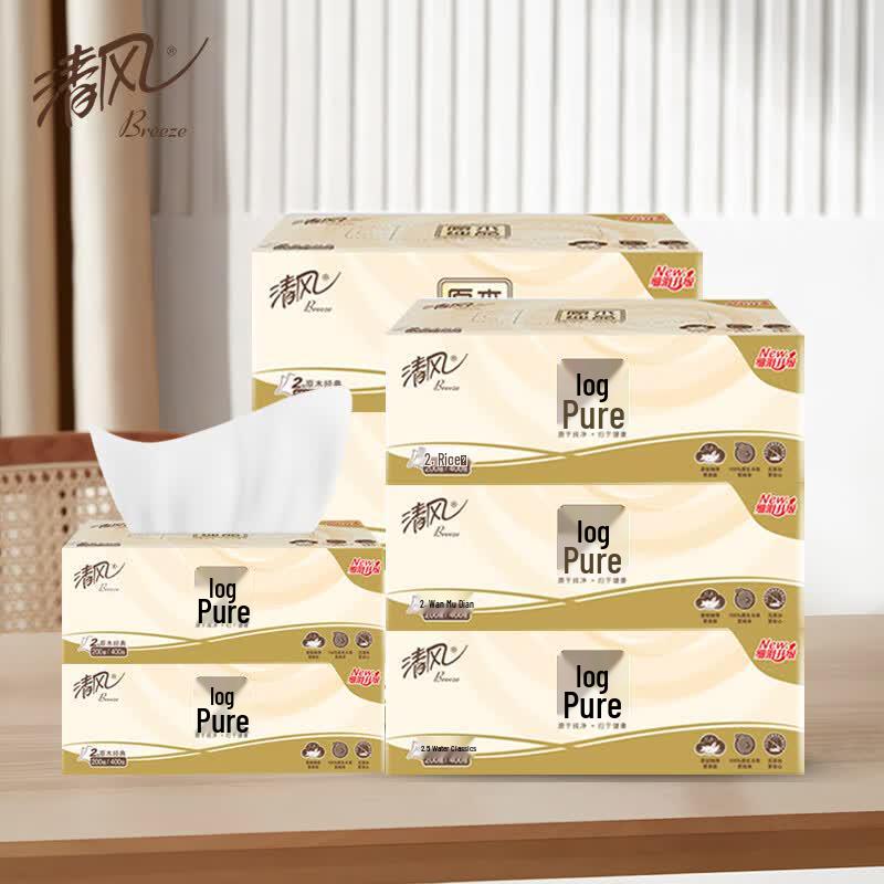Qingfeng 2-Ply Unscented Facial Tissue