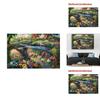 Mermaid Princess Canvas Wall Art Modern Fairy Tale Story Bedroom Children's Room Decorative Painting