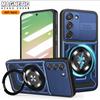 Slide Camera Armor Protection Case For Samsung A56 A36 A26 A16 A55 A35 A25 A15 A17 360° Rotating Magnetic Ring Stand Phone Cover