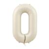32-inch Coffee Caramel Chocolate Number Balloons - Birthday Party Foil Decorations