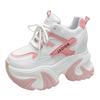 Fashion 10CM High Platform Women Sneakers Autumn Thick Sole Casual Dad Chunky Shoes Woman Leather Sports Walking Shoes Zapatos Mujer