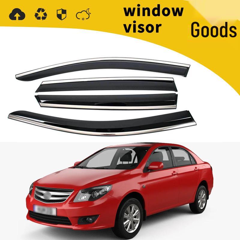 BYD L3 M6 Car Door Rain Deflectors, Window Shields, and Rain Eyebrows for 10 Models