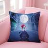 100% W-Wolf Cute Anime Cushion Cover Comfortable Reversible Pillow Cover Ideal For Car Sofa Bedroom & Beyond