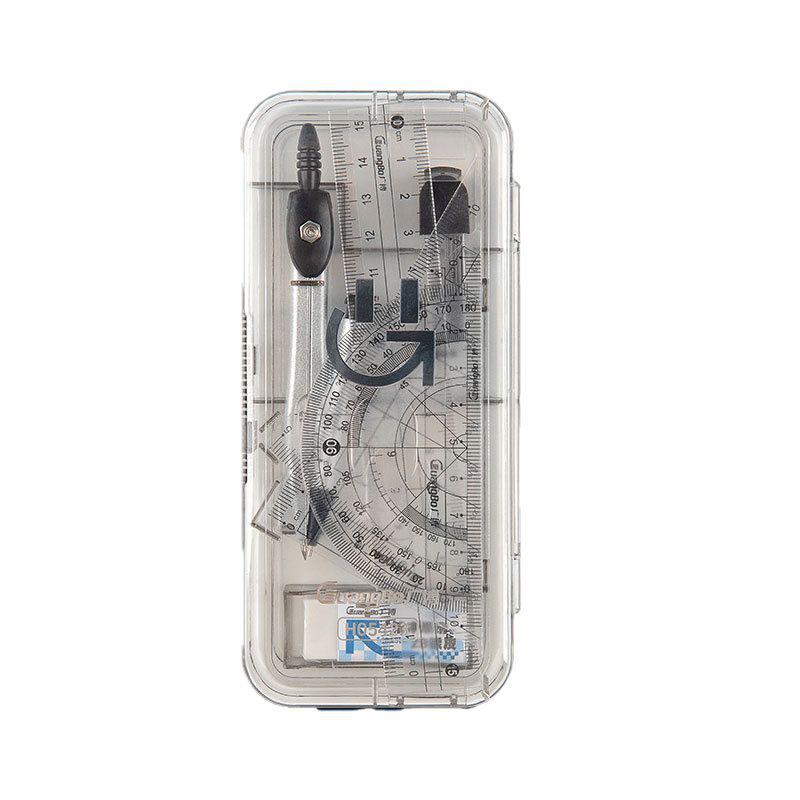 Guangbo H05423 Multi-functional 7-Piece Compass Set with Scales for Students