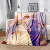 Frozen Friends Adventure Blanket Durable Comfort Suitable for Bedding Bed Livingroom Four Seasons Multipurpose Playful Design