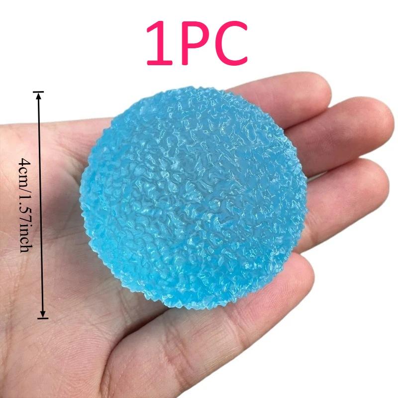

Blue Ice Sphere Maltose Squishy Plaything Mochi Tactile Fidgeting Simulated Transparent Anti-Stress Slow-Rebound Decompression Stress Relie