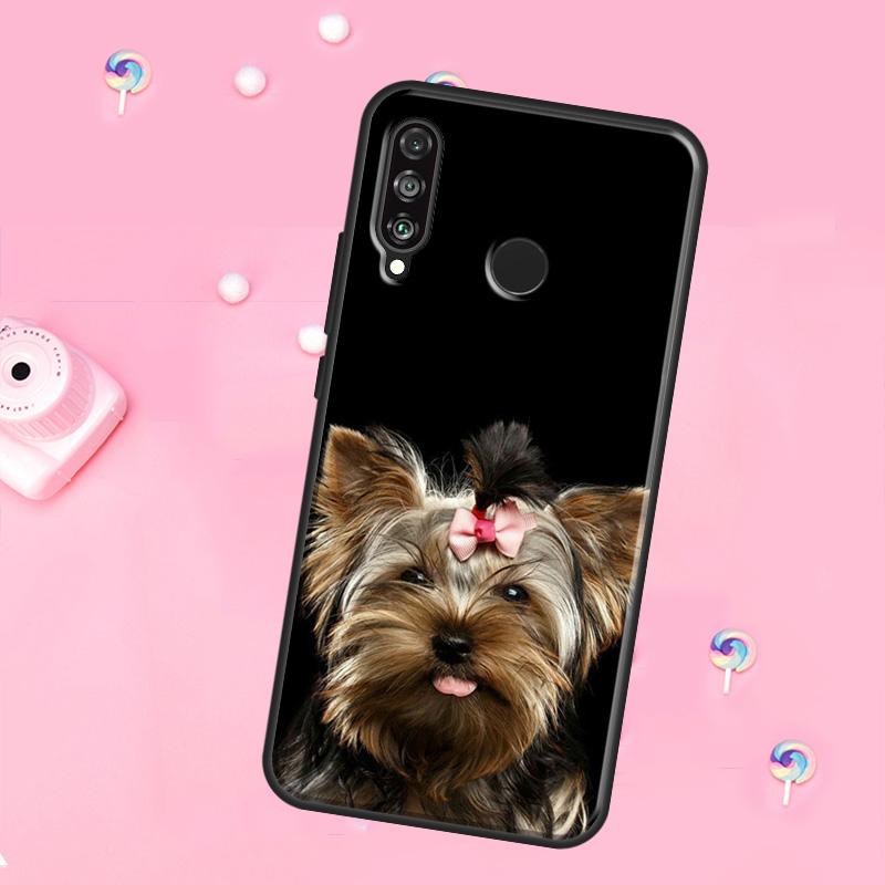 Mini Yorkshire Terrier For Huawei Nova 12i 7i 8i 11i 12s Y73 Y70 Y90 Y60 Y72 Y61 Y91 9 10 SE P30 Pro P40 Lite Case