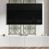 Self-adhesive vinyl panel with a pattern for the living room 120x60 cm. Floral pattern with ornaments.