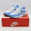 FD9082-103 Air Max 1 Azul Universitario Polvo Fotón Gris UNC Blanco (de los hombres)