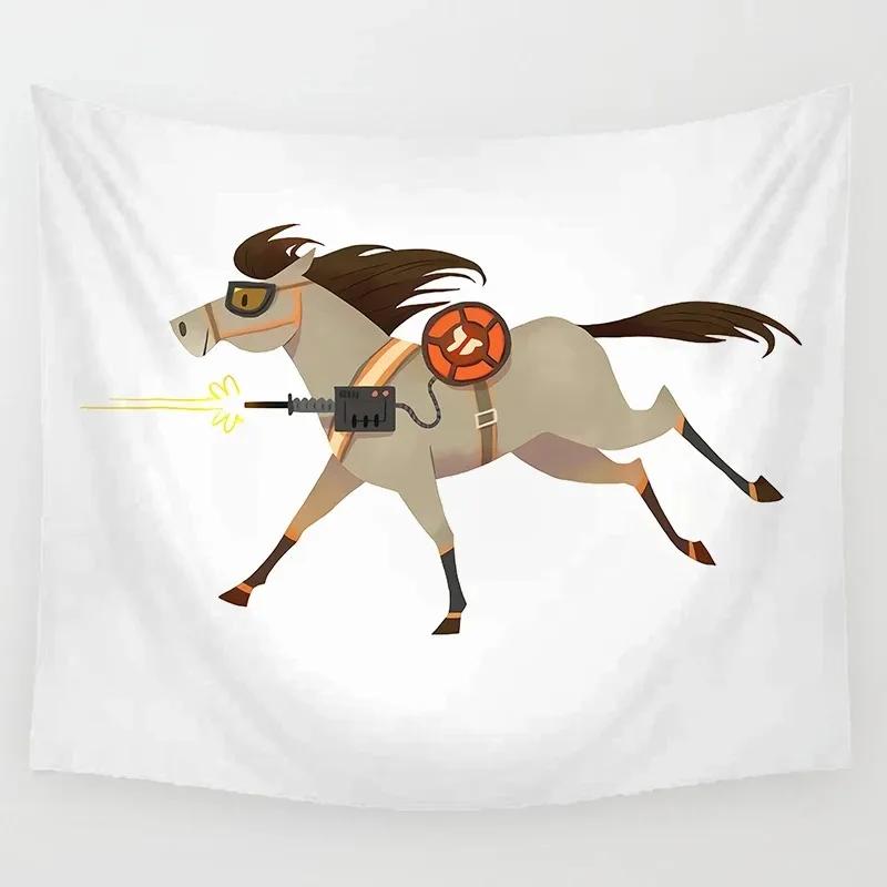 

Украшение стены дома Гобелен Любит читать Маленький динозавр Художественный фон Гобелен для офиса Гостиная 100x75cm