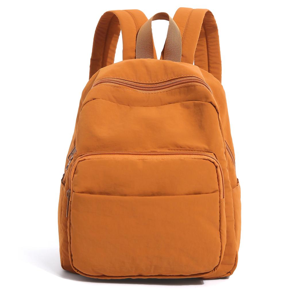 Schoolbagins Mori Harajuku high school student college student backpack solid color unprinted wind wash canvas bag travel backpack