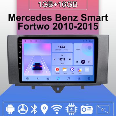 Autorádio Android Auto Carplay pro Mercedes Benz Smart Fortwo 2010-2015 Multimediální přehrávač Hlavní jednotka Stereo GPS Navigace BT WIFI 1+16GB