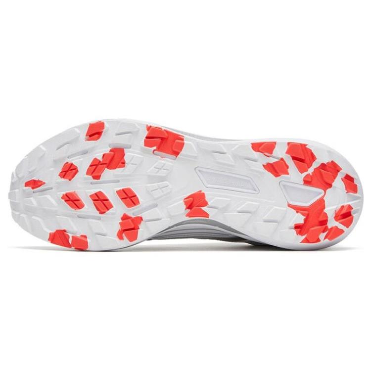 New Anta Cushioning Anti Slip And Wear Resistant Low Top Running Shoes Men's White Gray 112315660A-1