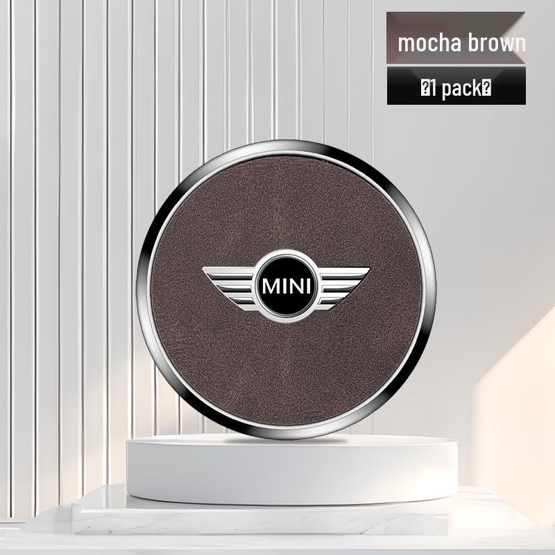 

Compatible BMW X4 M40i Cup Holder Coaster for 2022-2024 Models - Alloy Coaster and Door Slot Storage Pad.