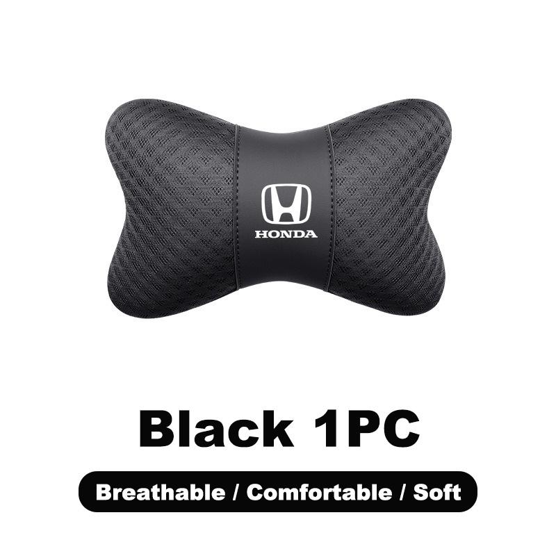 

Car Memory Foam Neck Pillow Protection Lumbar Backrest Cushion For Honda Civic Accord Fit Jazz Pilot Odyssey Passport City Vezel чёрный