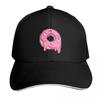 Drippy Pink Frosted Sprinkled Pixel Donut Baseball Cap Anime Hat Vintage Golf Beach Hat For Women Unisexs