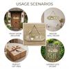 Wooden-Door Sign With Bowknot Design Home Decoration Plaque For Indoor And Outdoor Use