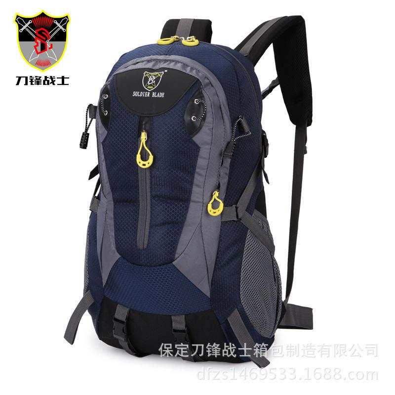 Schoolbag Mountaineering Bag Riding Light Hiking Backpack Large Capacity Leisure Outdoor Sports Bag One piece