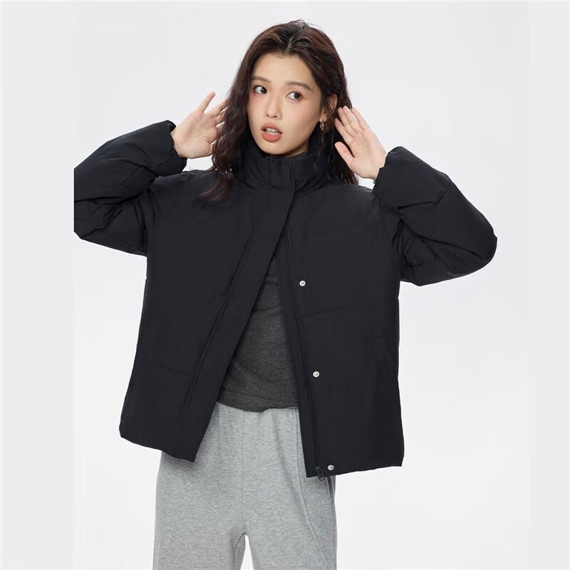 Giordano Women's Padded Stand Collar Winter Jacket