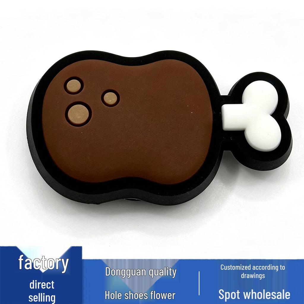 Crocs Flower & Food PVC Shoe Charms - Cute, Versatile Buckles for Decoration