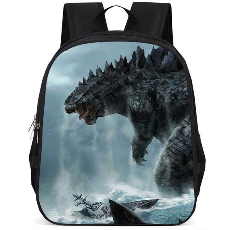 Stilingas Godzilla 15 colių didelės talpos lengvas mokyklos kuprinė vaikams