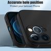 Black Phone Case For iPhone 14 15 16 17 Pro Max Plus 17 Air 16E Matte Soft Back Cover For iPhone 11 12 13 Pro Max 12 Mini Case