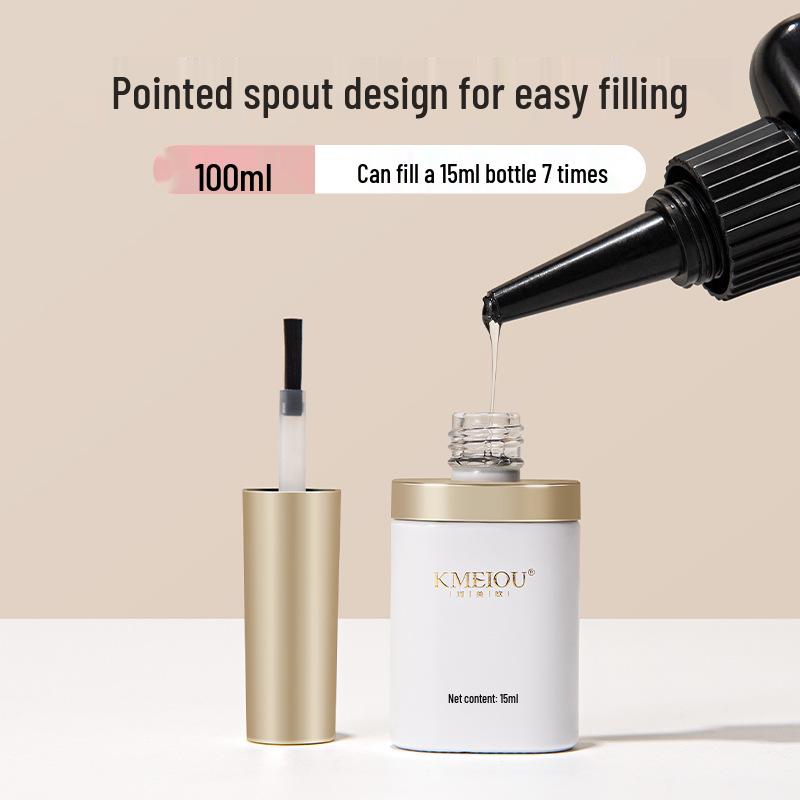 Nail Art Super Gel: Strengthening Base & No-Wipe Top Coat for Salons