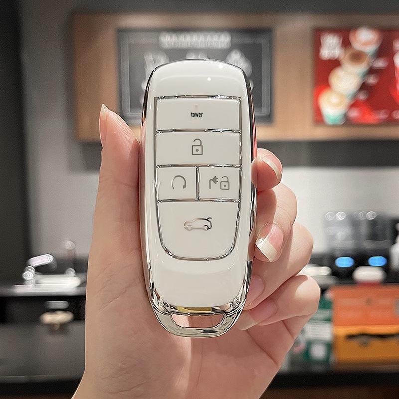 GAC Aion Y Key Case Shell with Charm and Buckle for Interior Modification