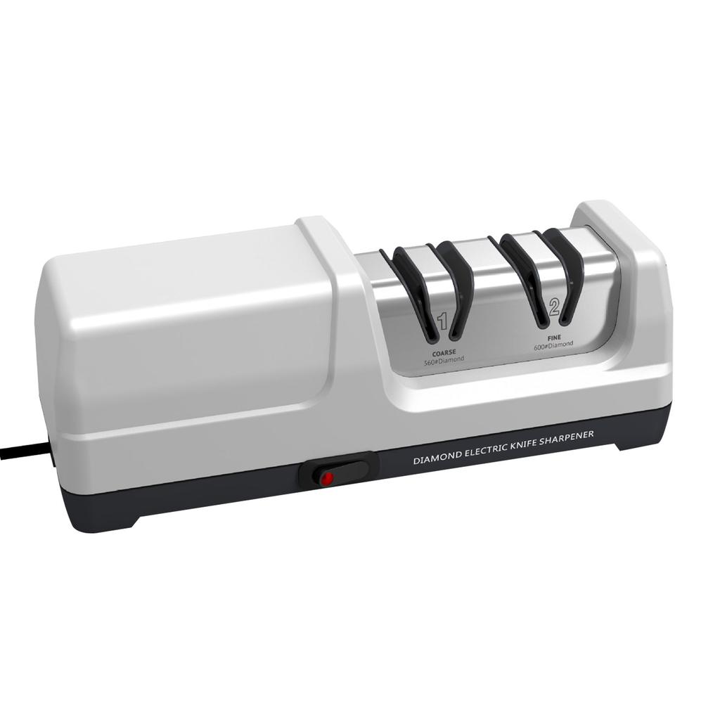 Electric Knife Sharpener Professional Sharpening Tool for Metal Ceramic Kitchen Knife 2 Stage