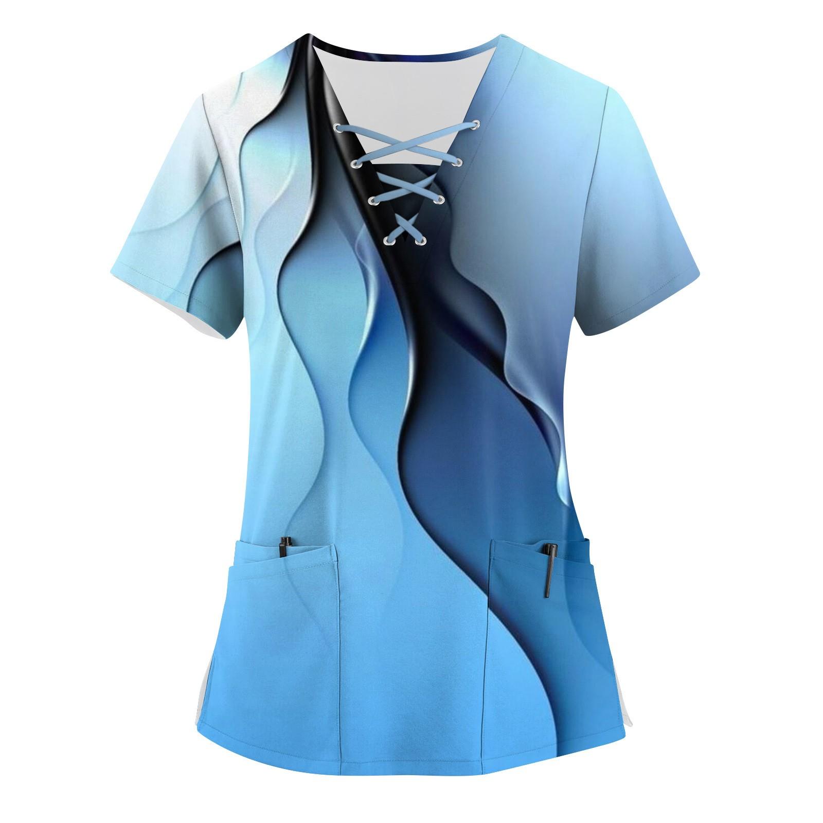 Рабочая форма больших размеров с принтом — фото 3