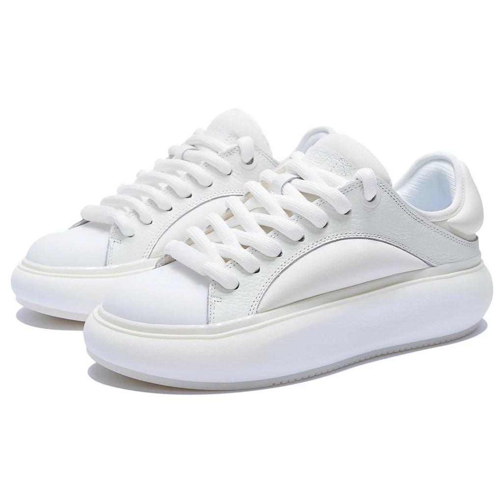 Li Ning Cloud Travel C4D Comfortable Versatile Non-Slip Wear-Resistant Breathable Low-Top Sports Casual Shoes Men Sneakers White AZGT043-1