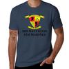 3rd Battalion 5th Marines Full Color Veteran Tshirt Comfortable Basic Crew Neck Tee Tshirt