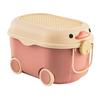 Design Toy Chest with Wheels Storage Solution for Kids' Play Area